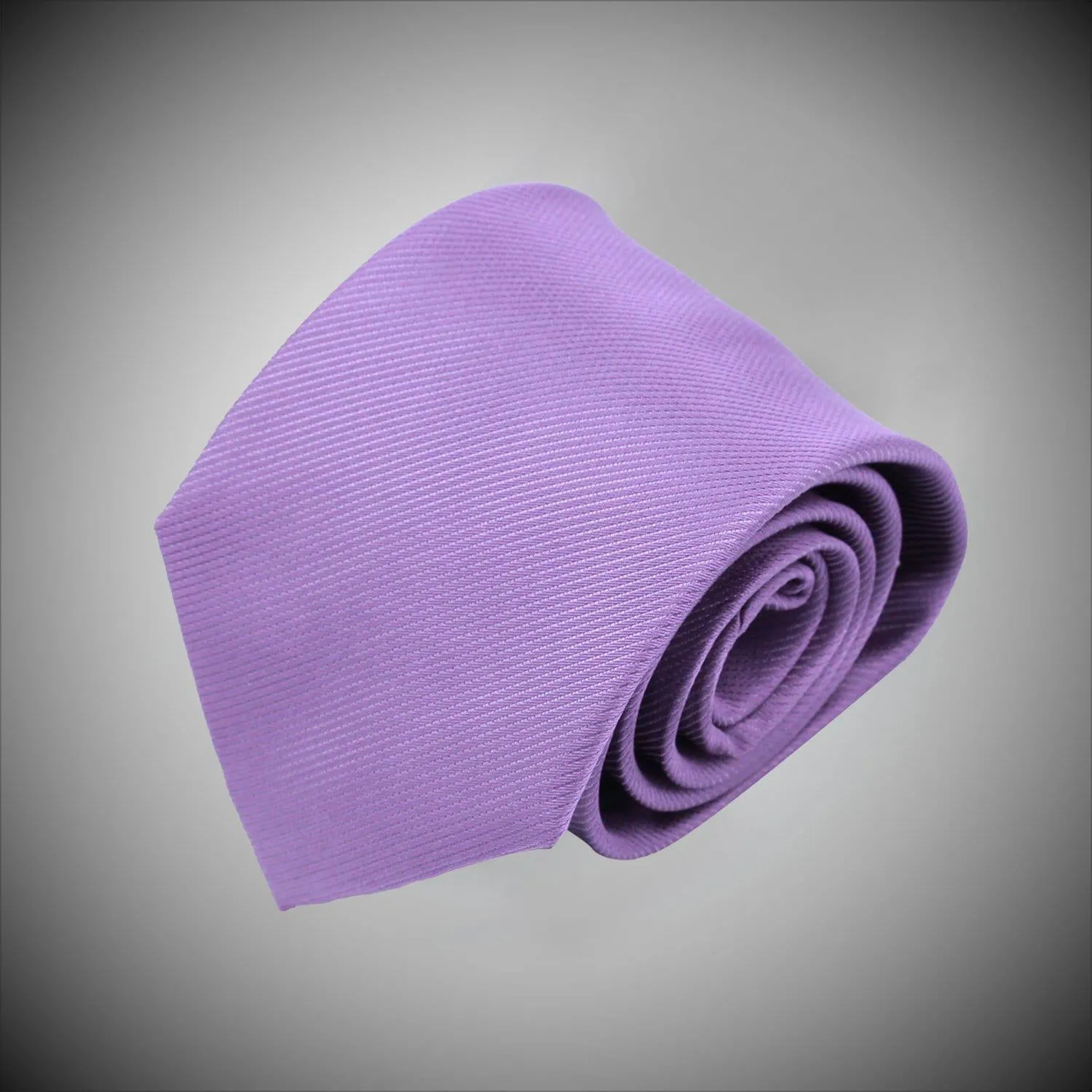 Solid Mauve Twill Woven Silk Tie