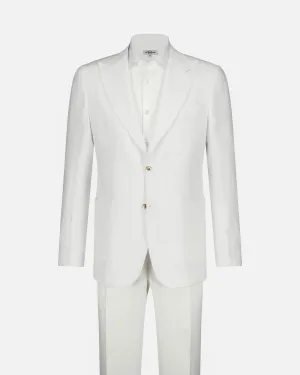 Sonny Linen Suit - White