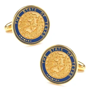 State of Texas Seal Cufflinks