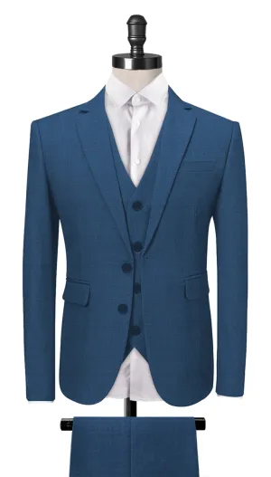 Teal Blue 3-Piece Suit