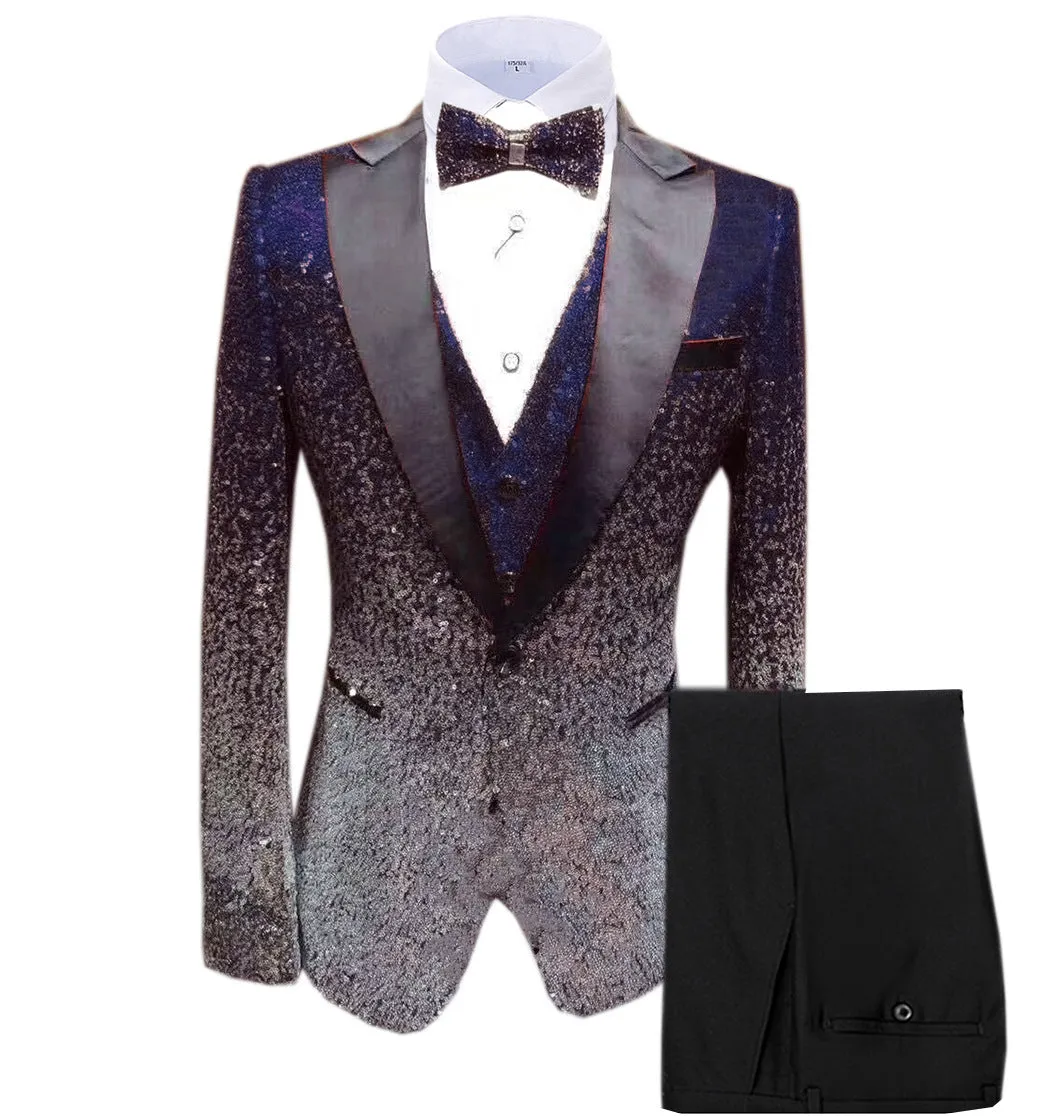 Three-piece Stage Suit For Men