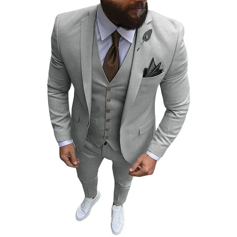 Three Piece Suit Men's Three Piece Vest