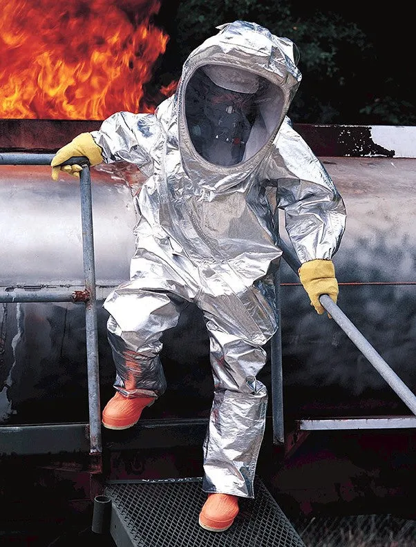 Tychem 10000 Heavy-Duty Aluminized Foil Fabric Chemical Protection Suit