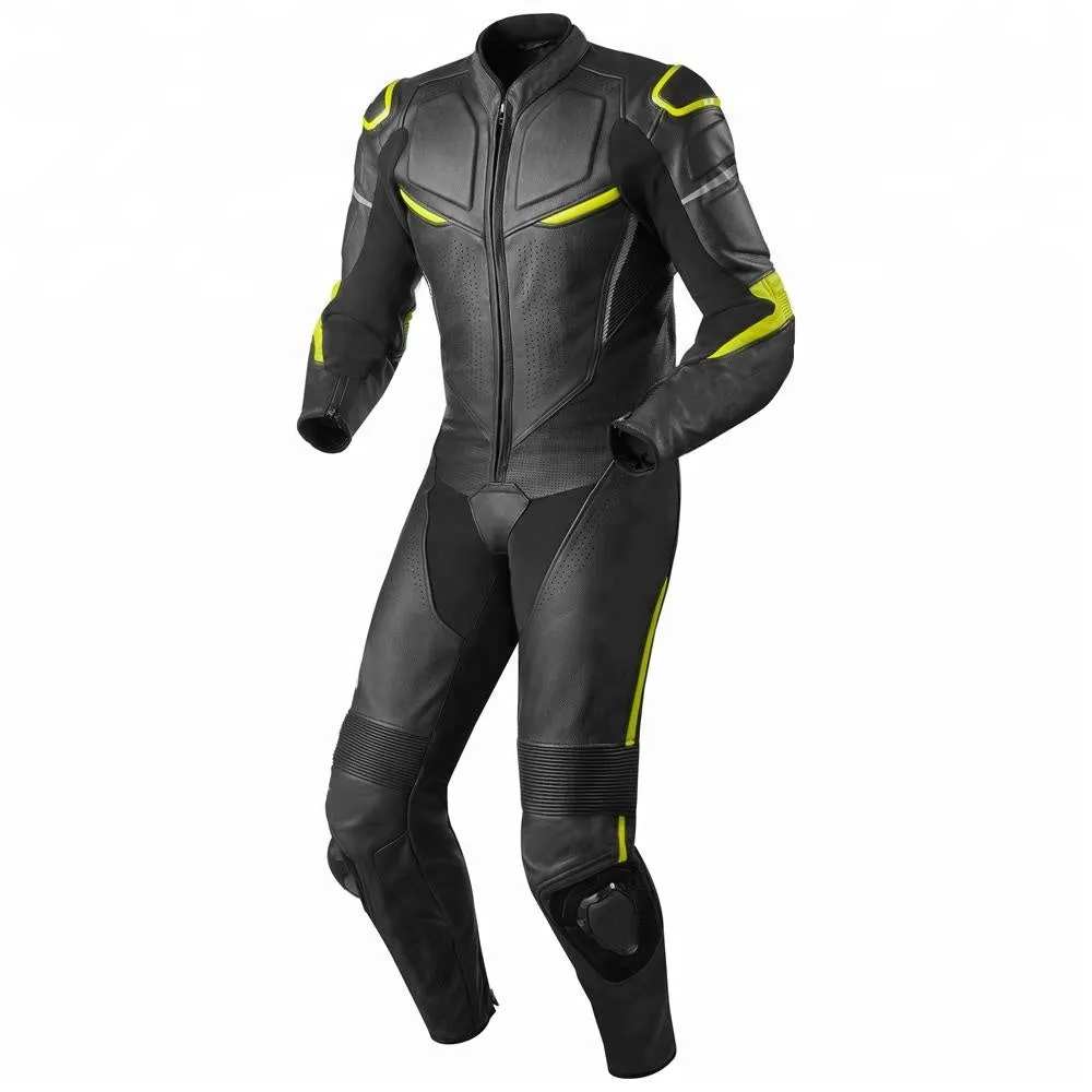 VELOC MEN MOTORCYCLE LEATHER RACING SUIT