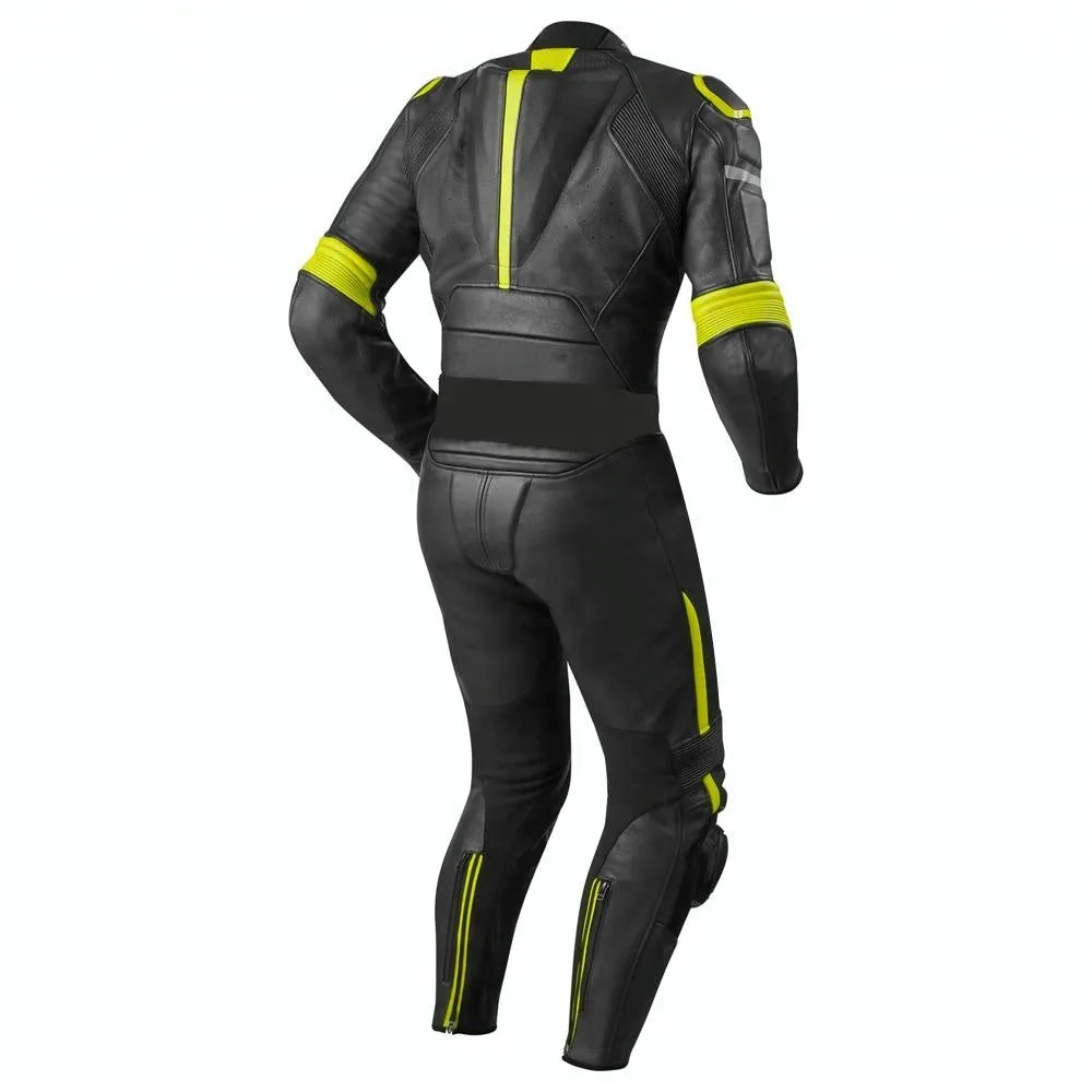 VELOC MEN MOTORCYCLE LEATHER RACING SUIT