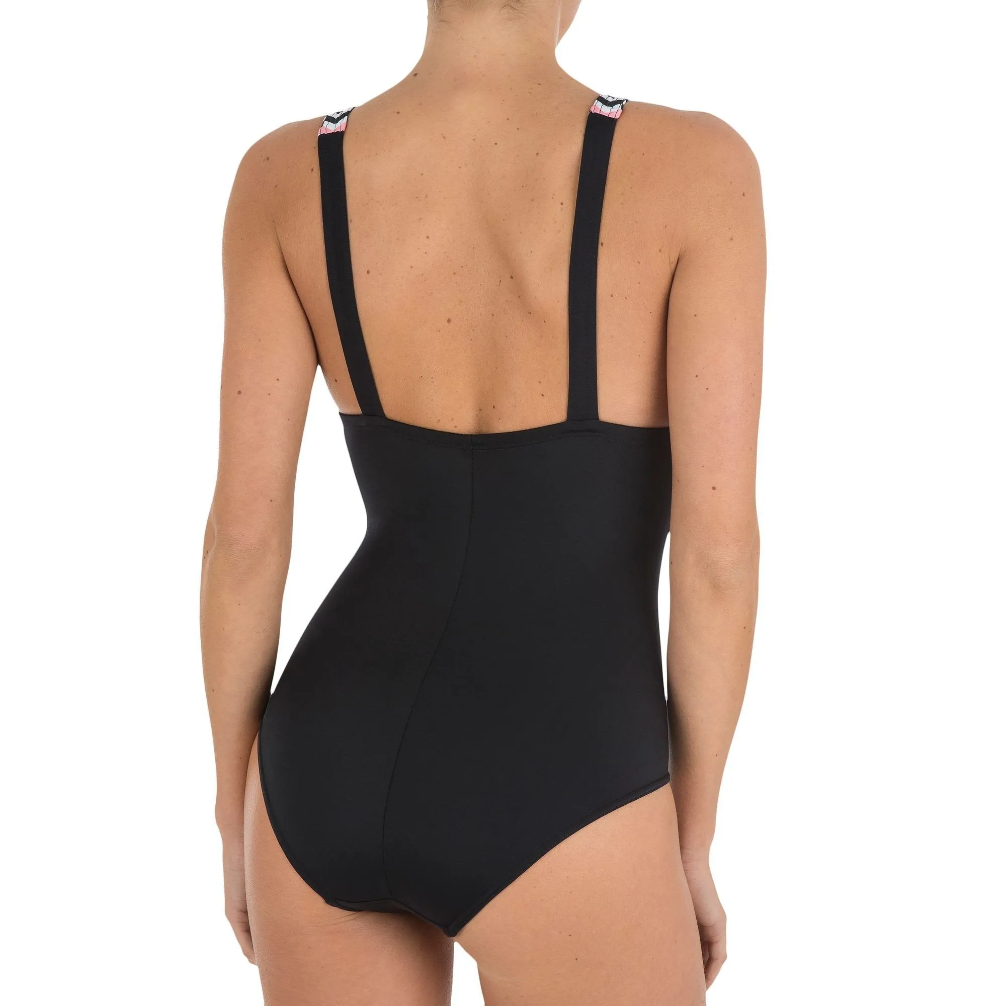 Women's One-Piece Swimsuit With V-Neck And Scoop Back Daria Zag